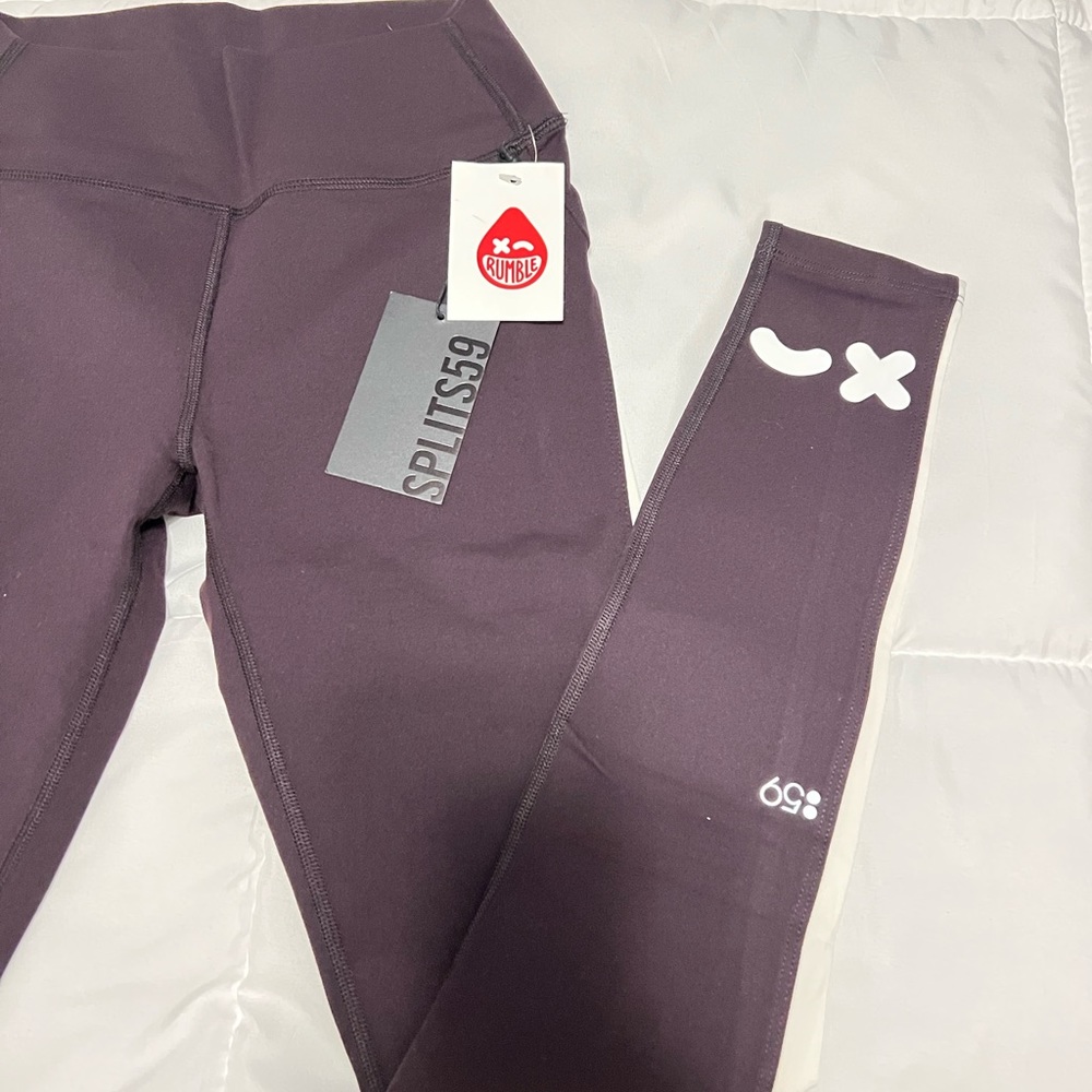 RUMBLE BOXING X SPLITS59 - VIOLET LEGGING - SIZE SMALL